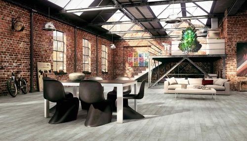 Déco loft New Yorkais suspension
