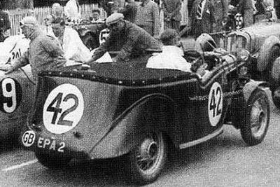 1937 Joan Richemond 14 ème aux 24 heures du Mans sur Ford 10