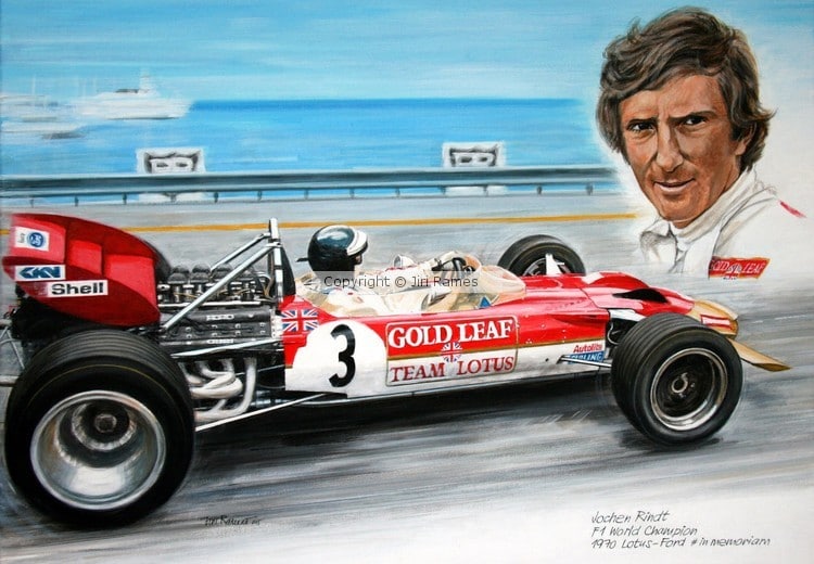 Jochen Rindt, Lotus 49 Article rédigé par Daniela DAUDE artiste mobilier avec pièces autos. La vie, la carrière, l'accident mortel à Monza en 1970 de Jochen Rind