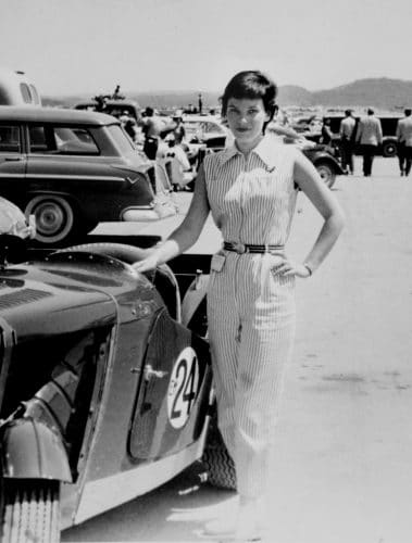 Suzy Dietrich MG TC à Daytona