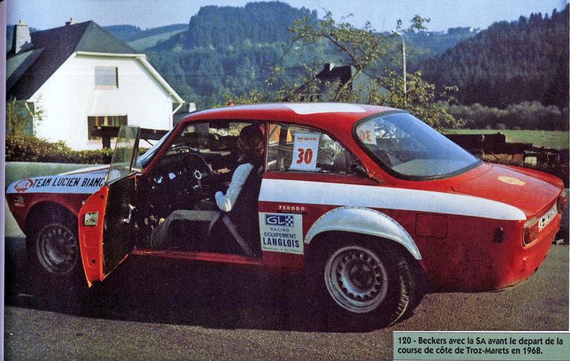 Christine Beckers 1968 course de CôteTroz Marets n°30