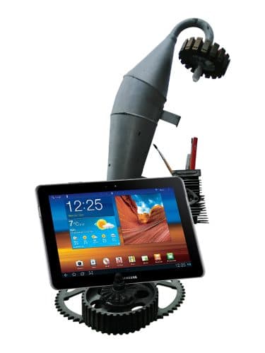 Support tablette tactile décoration moto vintage