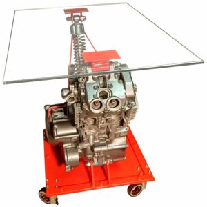 Vous êtes un(e) fan de moto ? Vous aimez les motos avec les gros moteurs qui font du bruit ? Alors cette table basse moteur éclaté de YAMAHA est faite pour vous