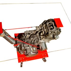 Vous êtes un(e) fan de moto ? Vous aimez les motos avec les gros moteurs qui font du bruit ? Alors cette table basse moteur éclaté de YAMAHA est faite pour vous