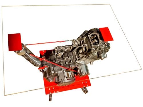 Table basse moteur Quand la pièce moto devient œuvre d’art